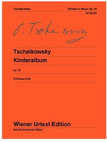 Children\'s Album, Op. 39 - Tchaikovsky - Piano - Book