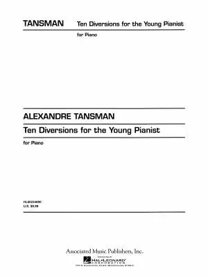 Associated Music Publishers - 10 Diversions - Tansman - Piano - Book