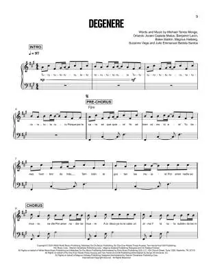 Latin Pop - Piano/Lyrics - Book