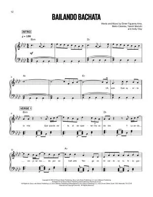 Latin Pop - Piano/Lyrics - Book