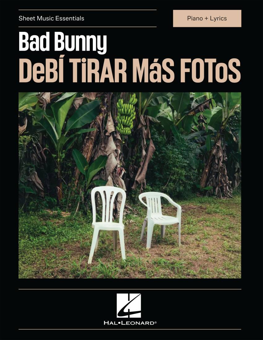 DeBi TiRAR MaS FOToS - Bad Bunny - Piano (Easy) - Book