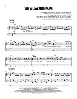 DeBi TiRAR MaS FOToS - Bad Bunny - Piano (Easy) - Book