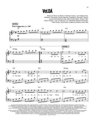 DeBi TiRAR MaS FOToS - Bad Bunny - Piano (Easy) - Book