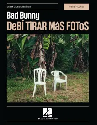 Hal Leonard - DeBi TiRAR MaS FOToS - Bad Bunny - Piano (Easy) - Book