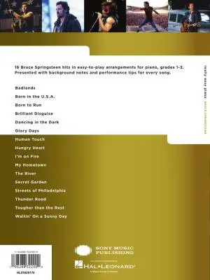 Bruce Springsteen: Really Easy Piano - Book