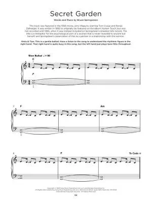 Bruce Springsteen: Really Easy Piano - Book