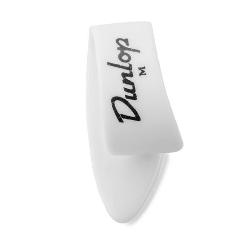 White Plastic Thumbpicks (4) - Medium