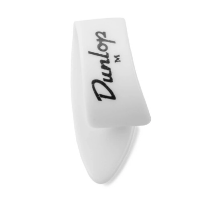 Dunlop - White Plastic Thumbpicks (4) - Medium