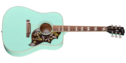 Gibson - Hummingbird Standard Acoustic/Electric Guitar with Hardshell Case - Southwestern Turquoise