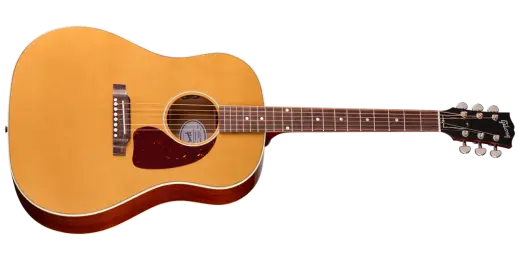 Gibson - J-45 Standard Acoustic/Electric Guitar with Hardshell Case - Gold Top