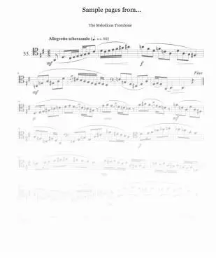 The Melodious Trombone - Edwards - Trombone - Book