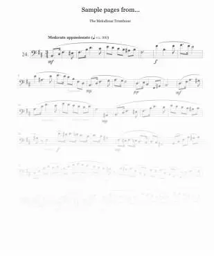 The Melodious Trombone - Edwards - Trombone - Book