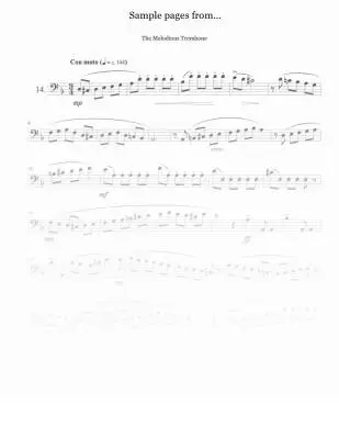 The Melodious Trombone - Edwards - Trombone - Book