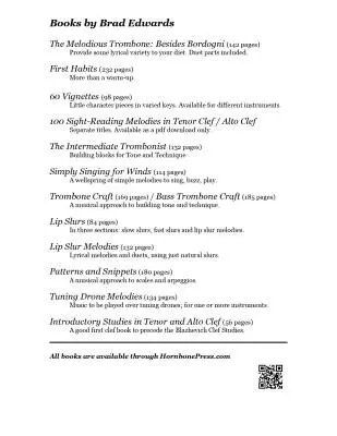 The Melodious Trombone - Edwards - Trombone - Book