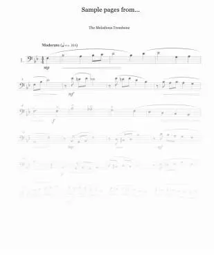 The Melodious Trombone - Edwards - Trombone - Book