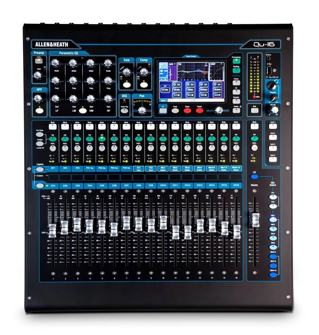 QU-16 16 Channel Digital Mixing Console