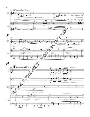Snowflakes - Wadsworth - Choral Octavo - SATB/Piano/Alto Saxophone