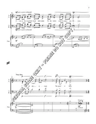 Snowflakes - Wadsworth - Choral Octavo - SATB/Piano/Alto Saxophone