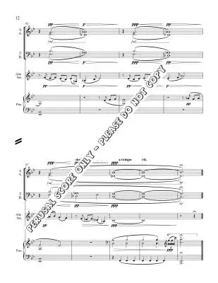 Snowflakes - Wadsworth - Choral Octavo - SATB/Piano/Alto Saxophone