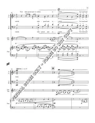 Snowflakes - Wadsworth - Choral Octavo - SATB/Piano/Alto Saxophone