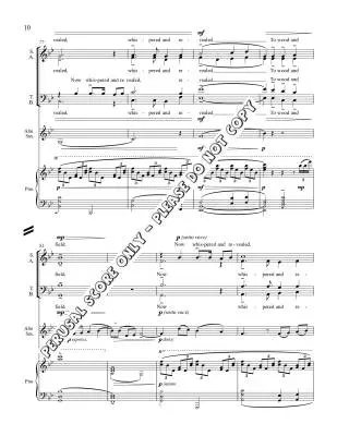 Snowflakes - Wadsworth - Choral Octavo - SATB/Piano/Alto Saxophone