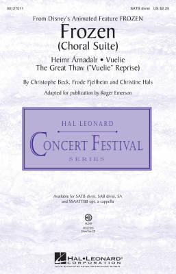Hal Leonard - Frozen (Choral Suite) - Beck /Hals /Fjellheim /Emerson -  SATB divisi
