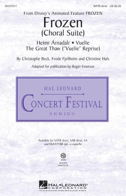 Hal Leonard - Frozen (Choral Suite) - Beck /Hals /Fjellheim /Emerson -  SATB divisi