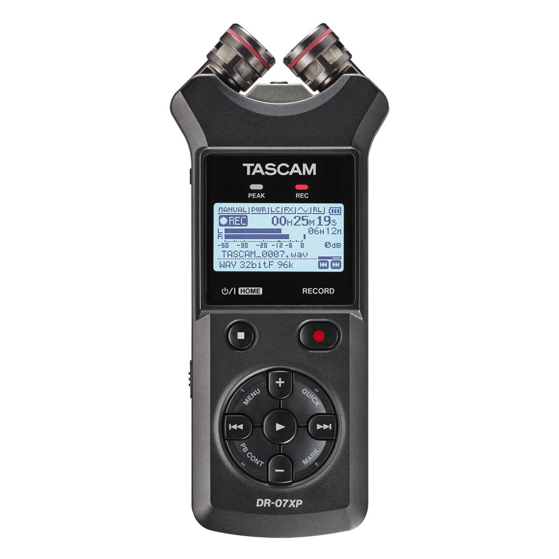 DR-07XP 2-Channel 32-Bit Float Handheld Recorder