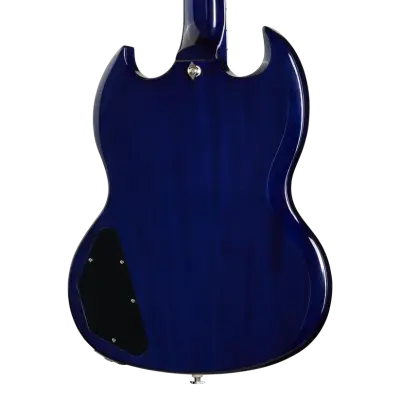 SG Custom Modern Quilt Electric Guitar with Gigbag - Blueberry Burst