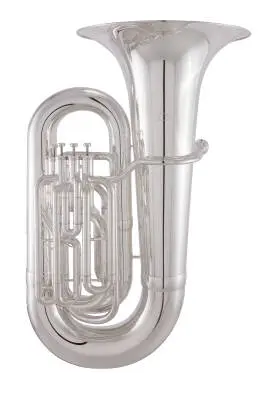 Conn - 4/4 Bb Student Tuba - Silver-Plated