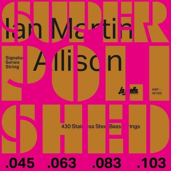 Ian Martin Allison Signature Bass Guitar Strings 45-103