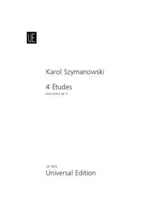 Universal Edition - 4 Etudes, Op. 4 - Szymanowski - Piano - Book