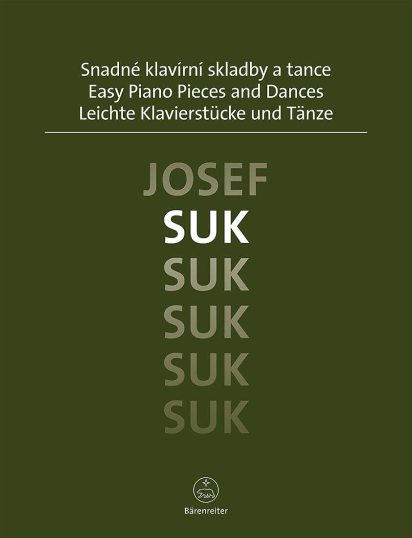 Easy Piano Pieces and Dances - Suk - Piano - Book