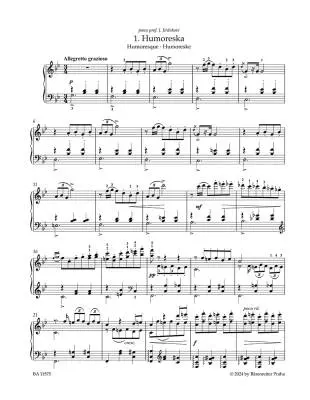 Easy Piano Pieces and Dances - Suk - Performance Score, Anthology - Piano