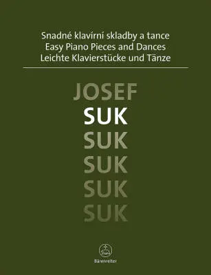 Baerenreiter Verlag - Easy Piano Pieces and Dances - Suk - Piano - Book