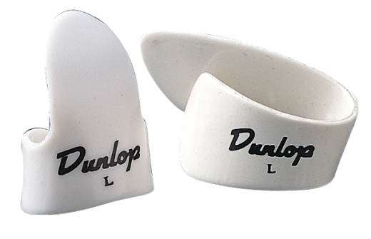 Dunlop - Zookies White Thumbpicks 10 Degree Large (12)