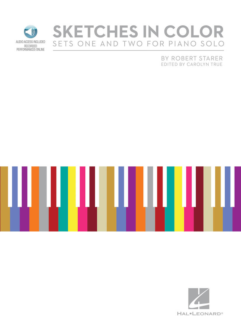 Sketches in Color - Starer/True - Piano - Book/Audio