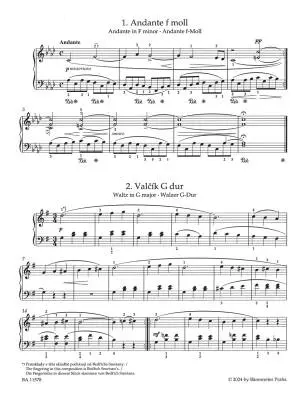 Easy Piano Pieces and Dances - Smetana - Performance Score, Anthology - Piano
