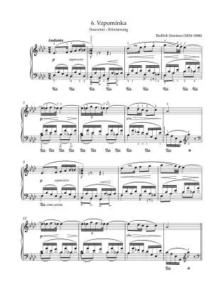 Easy Piano Pieces and Dances - Smetana - Piano - Book