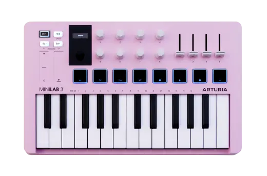 Arturia - MiniLab 3 25-Key MIDI Controller w/Software - Rose Quartz