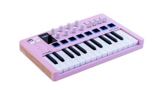 MiniLab 3 25-Key MIDI Controller w/Software - Rose Quartz