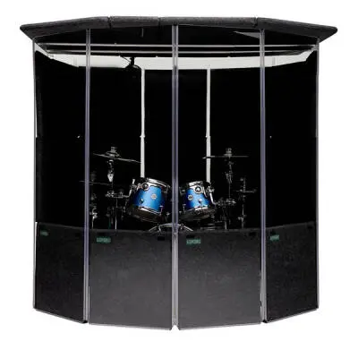 Clearsonic - 78 MiniMegaPac Portable Isolation Booth for Drums