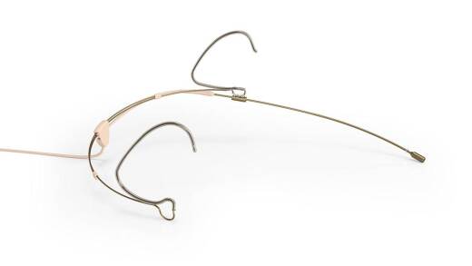 DPA Microphones - 6066 CORE Omni Headset Microphone, TA4F Mini-XLR - Beige