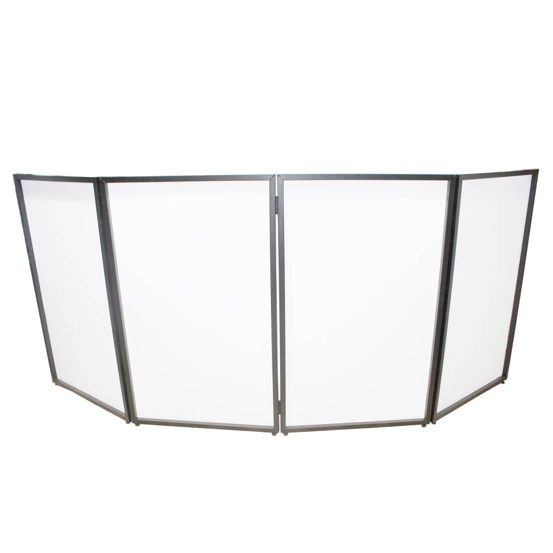 Four Panel Party Black Frame Collapse and Go DJ Facade