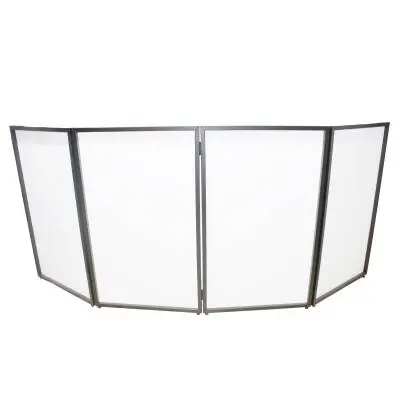 ProX - Four Panel Party Black Frame Collapse and Go DJ Facade