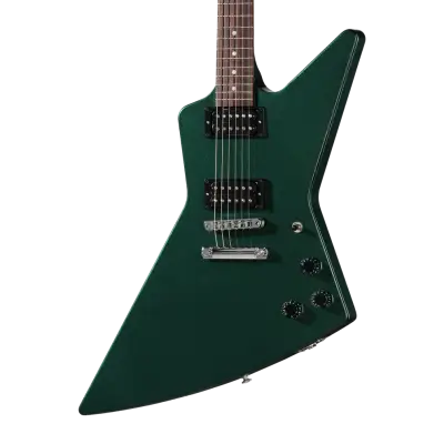 Explorer 80s Electric Guitar with Hardshell Case - British Racing Green