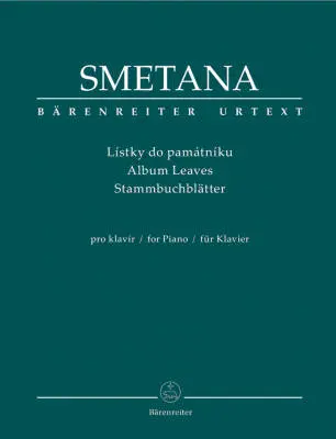 Baerenreiter Verlag - Album Leaves - Smetana - Piano - Book