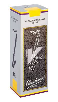 Vandoren - V12 Bass Clarinet Reeds (5/Box) - 3