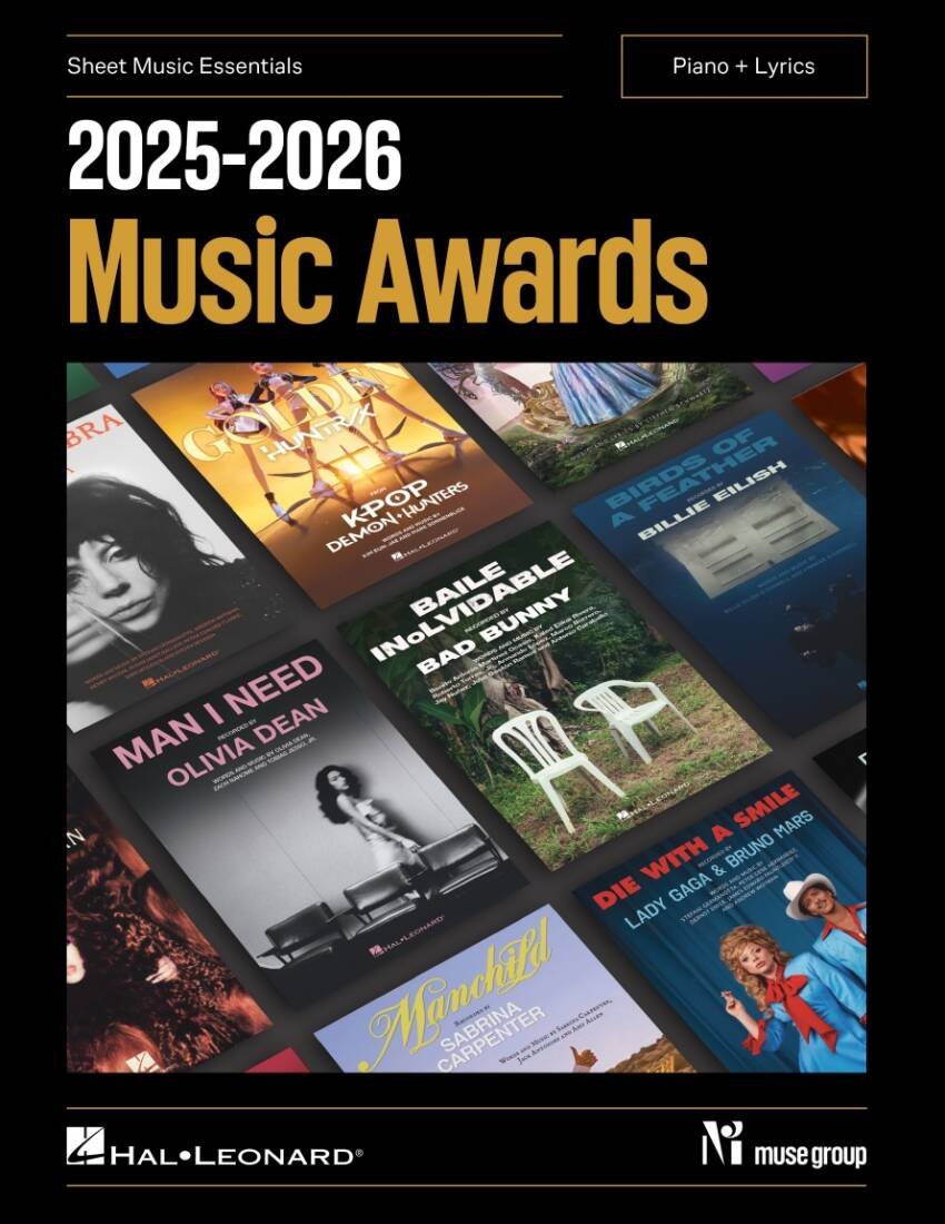 2025-2026 Music Awards - Piano/Vocal/Guitar - Book