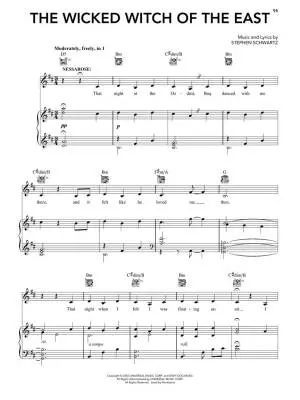 Wicked: Complete Movie Collection - Schwartz - Piano/Vocal/Guitar - Book